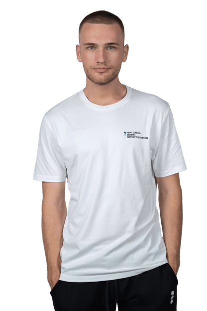 NBS - Lifestyle T-Shirt Wit - Padel Royale