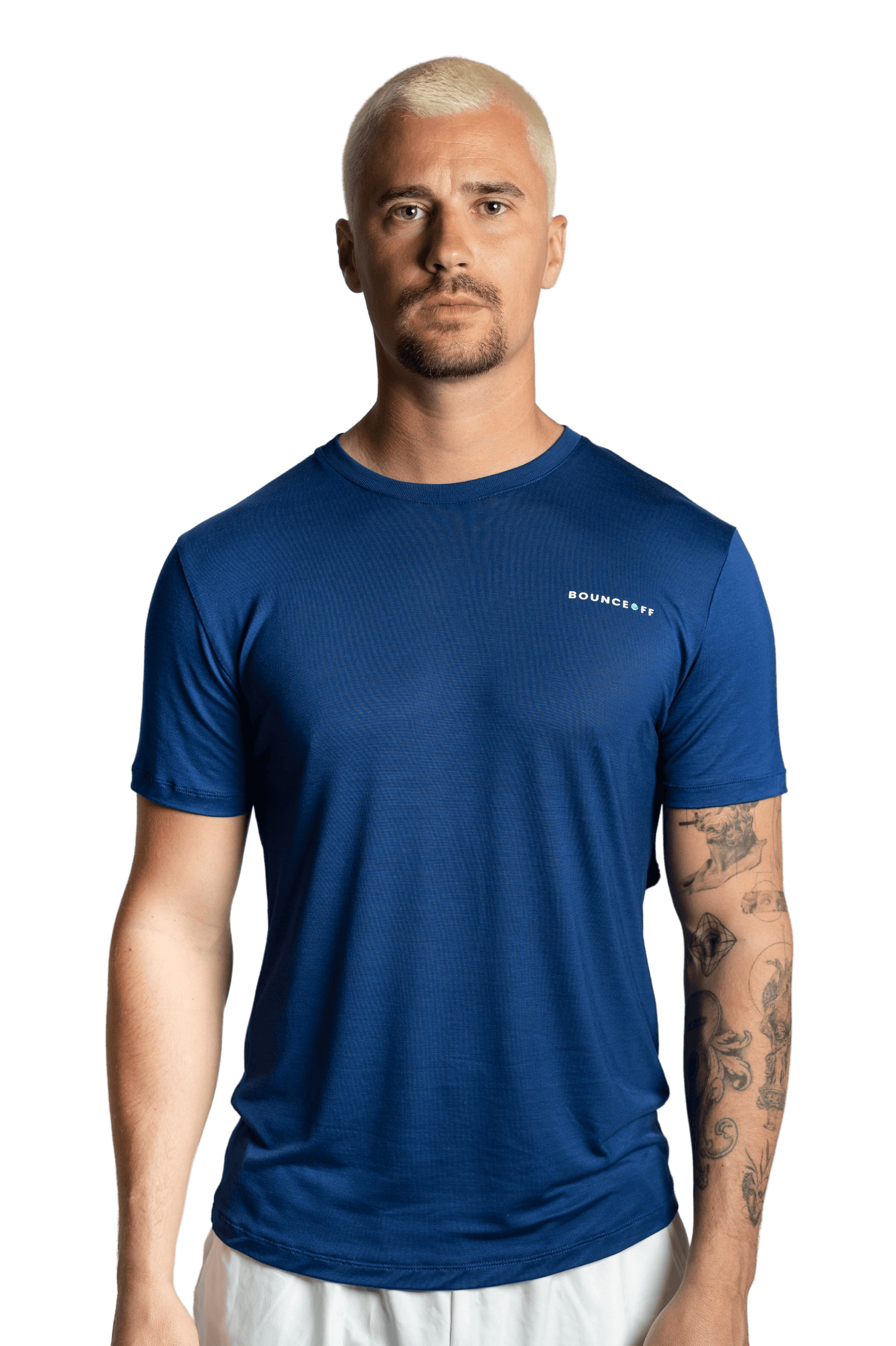 NBS - BounceOff Grapic Tee Blauw - Padel Royale