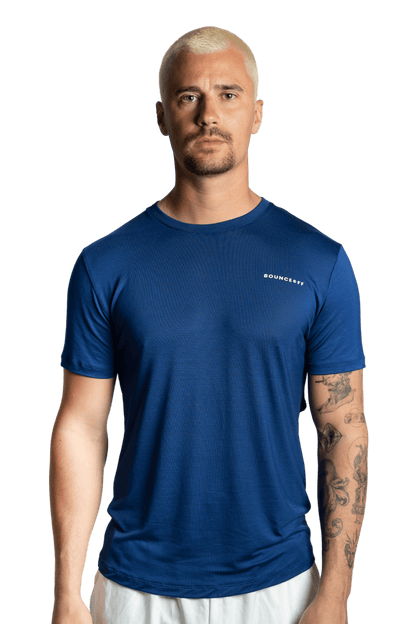 NBS - BounceOff Grapic Tee Blauw - Padel Royale