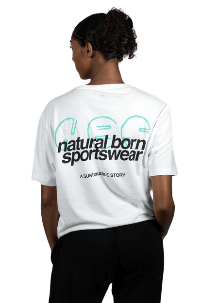 NBS - Lifestyle T-Shirt Wit - Padel Royale