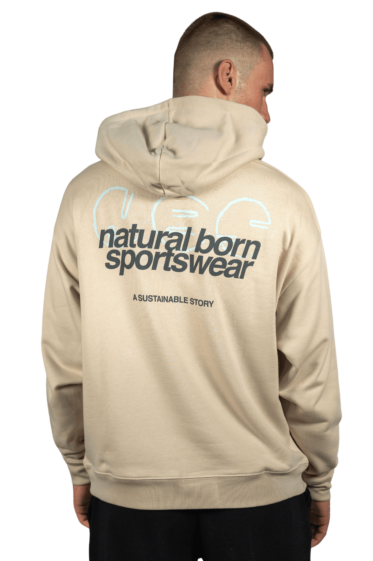 NBS - Our Story Hoodie Beige - Padel Royale