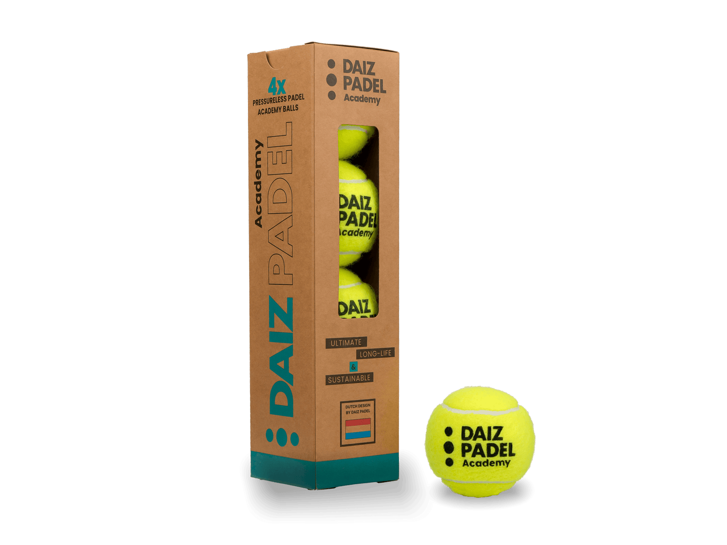 DAIZ PADEL - Academy Padelballen 4x - Padel Royale