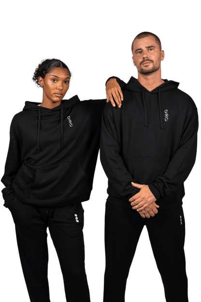 NBS - Our Story Hoodie Zwart - Padel Royale