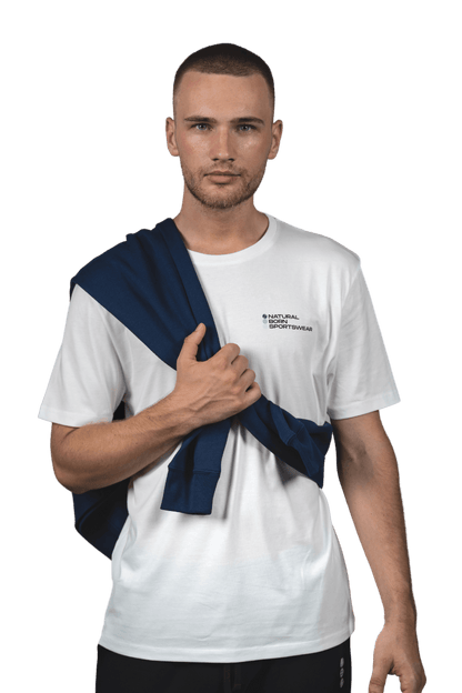 NBS - Lifestyle T-Shirt Wit - Padel Royale