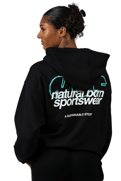 NBS - Our Story Hoodie Zwart - Padel Royale