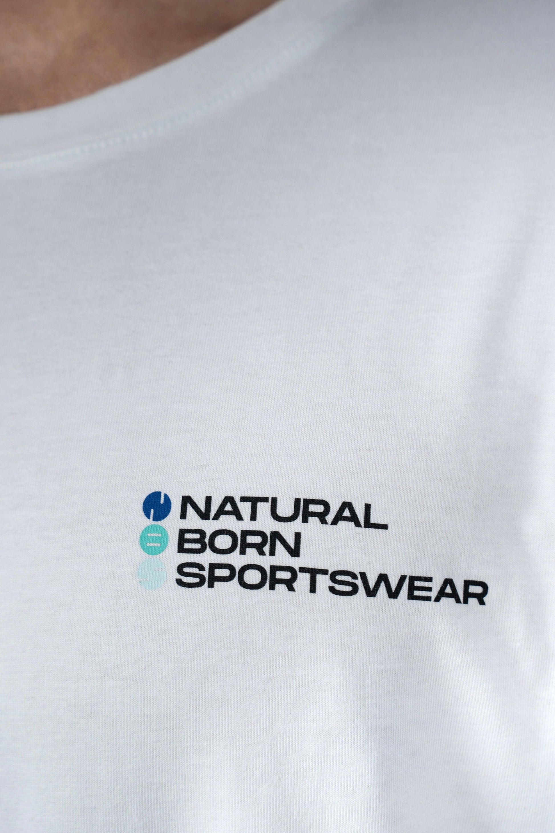 NBS - Lifestyle T-Shirt Wit - Padel Royale