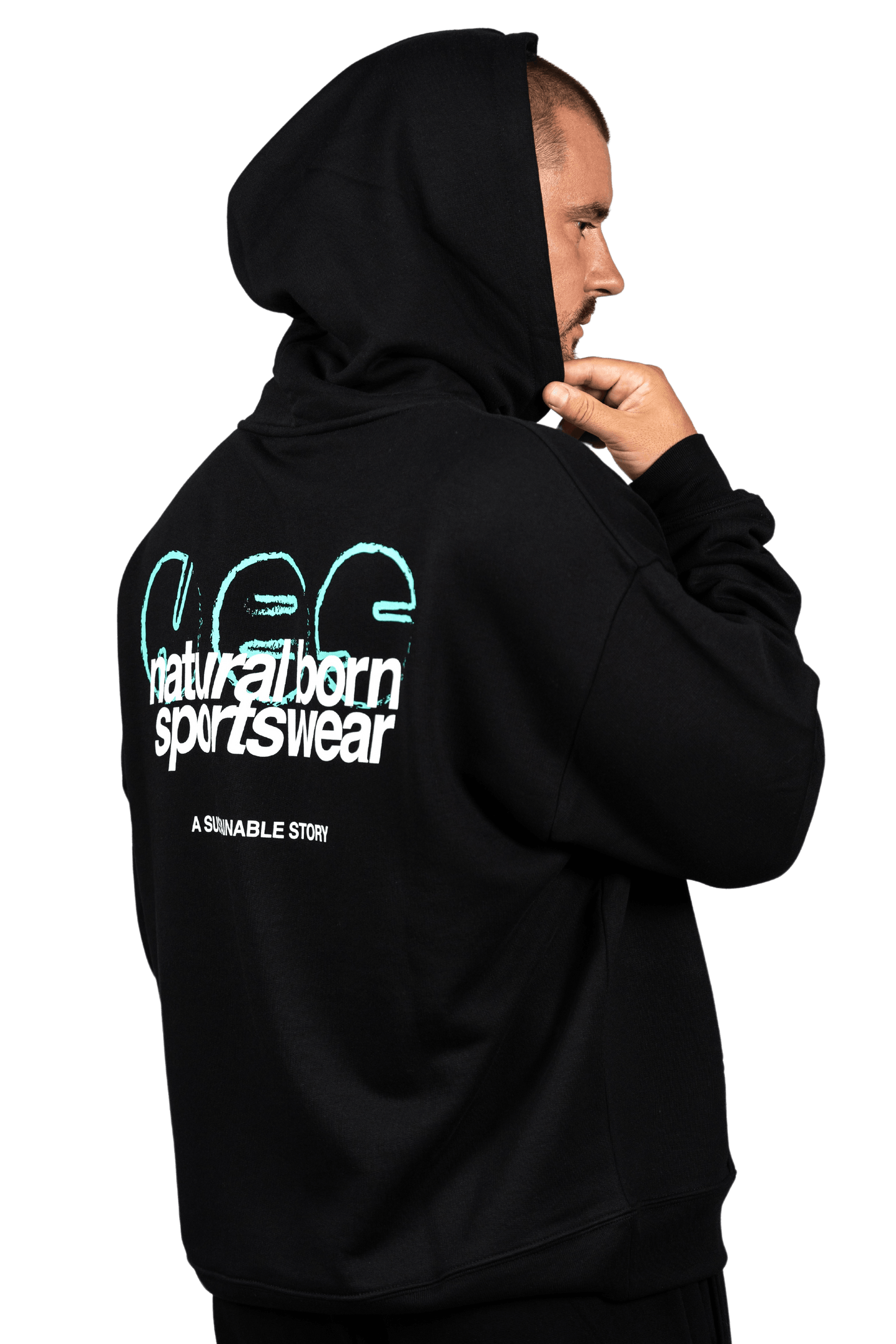 NBS - Our Story Hoodie Zwart - Padel Royale