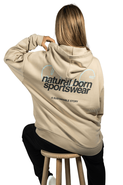 NBS - Our Story Hoodie Beige - Padel Royale